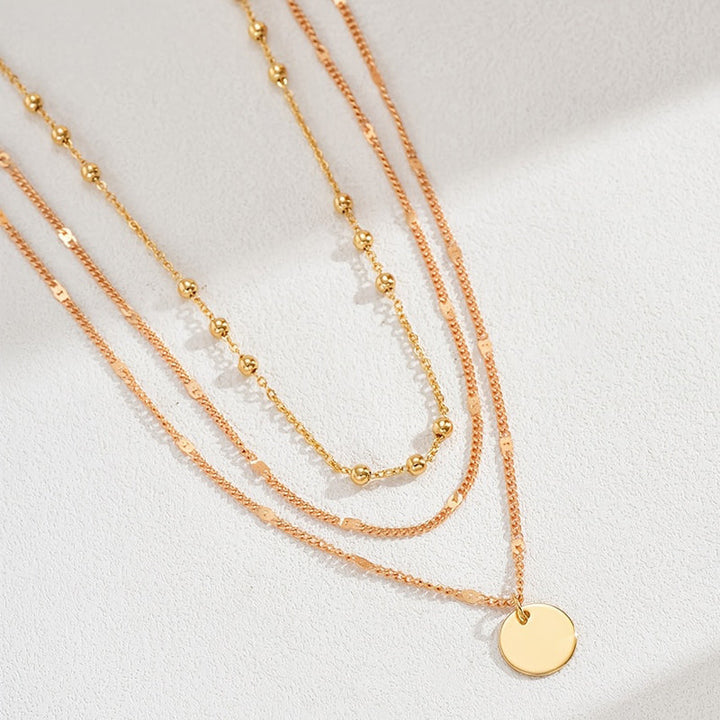 Květnová - Náhrdelník s přívěskem ve vintage boho stylu