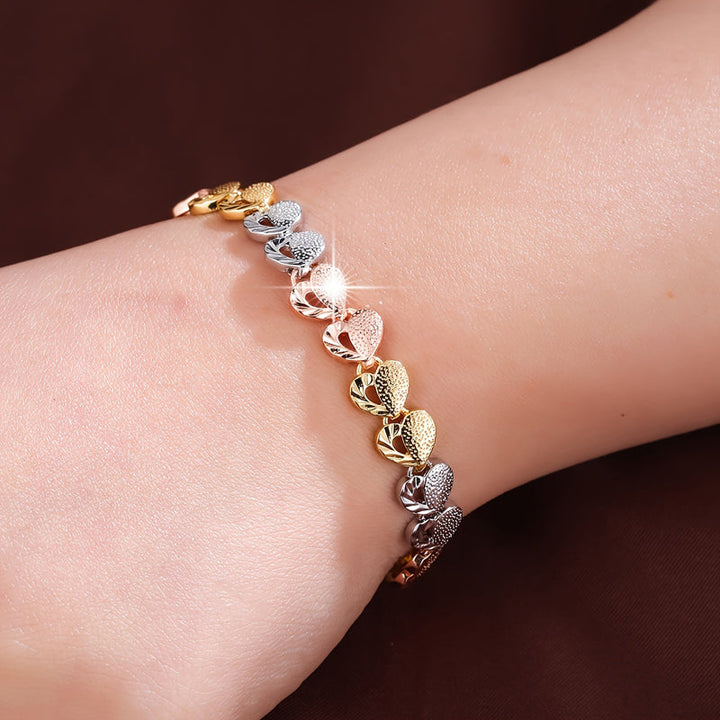 Elena - Vintage srdcový náramek