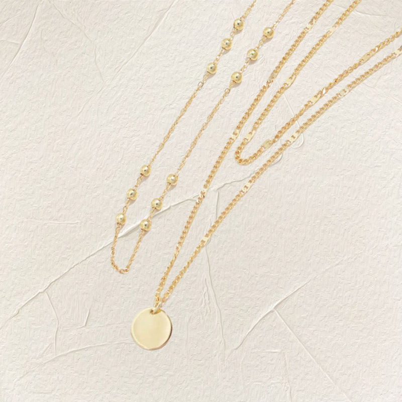 Květnová - Náhrdelník s přívěskem ve vintage boho stylu