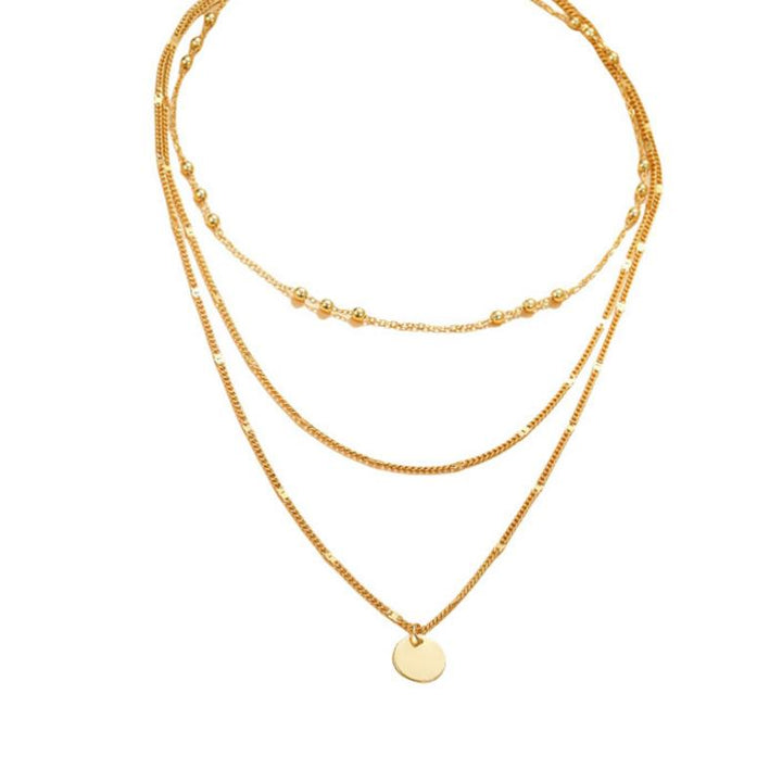 Květnová - Náhrdelník s přívěskem ve vintage boho stylu