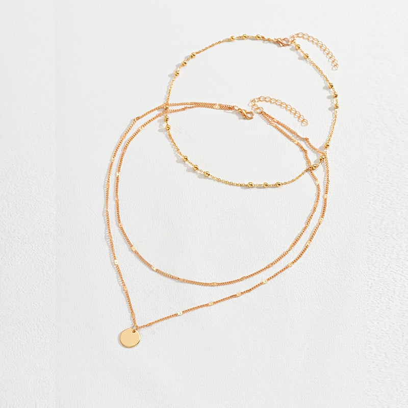 Květnová - Náhrdelník s přívěskem ve vintage boho stylu