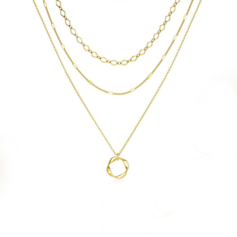 Vintová - Náhrdelník s přívěskem ve vintage boho stylu