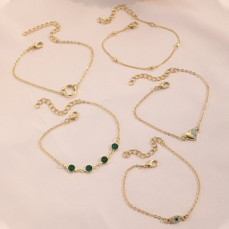 Elara - Boho srdcový náramek