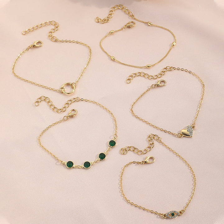 Elara - Boho srdcový náramek