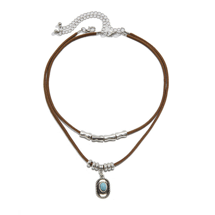 Lada - Náhrdelník s přívěskem ve vintage stylu