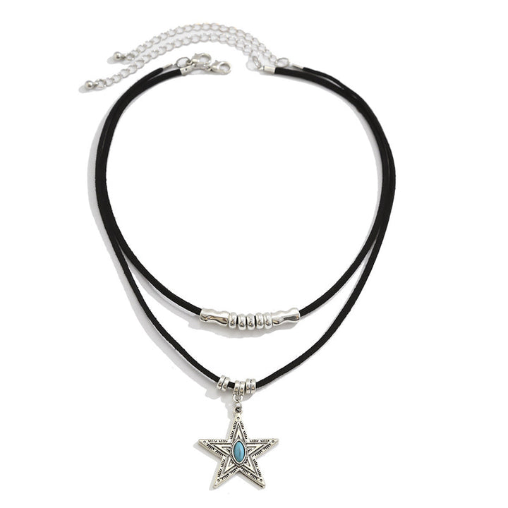 Lada - Náhrdelník s přívěskem ve vintage stylu