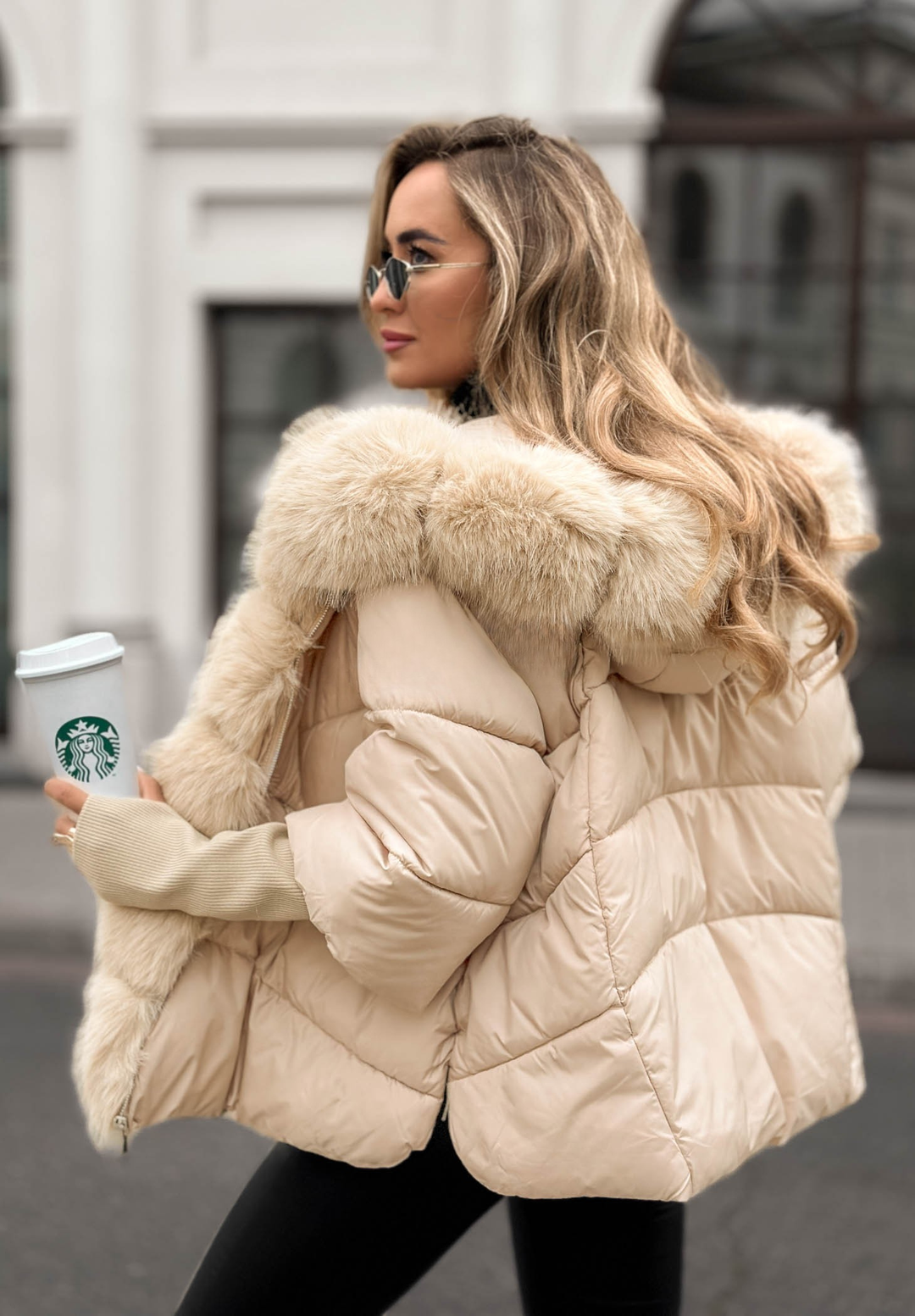 Mariana - Kožešinová pufová bunda
