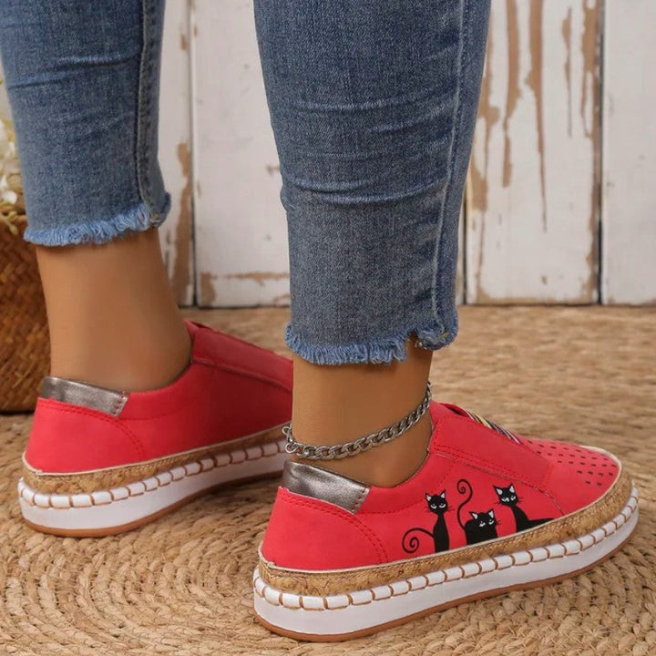 Jindra - Ležérní boty s kočičím vzorem