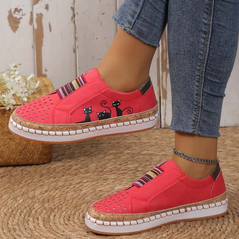 Jindra - Ležérní boty s kočičím vzorem