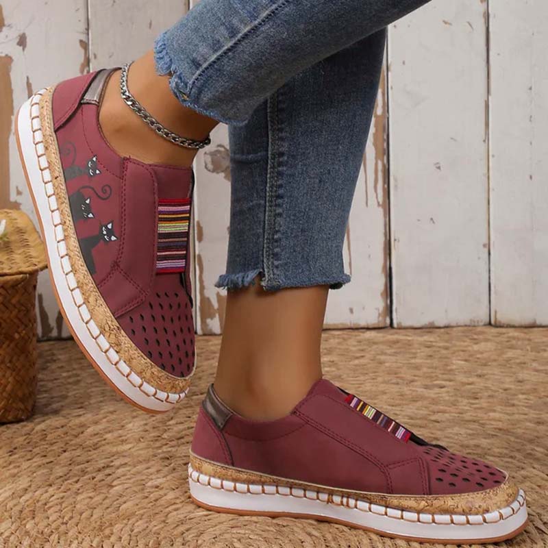 Jindra - Ležérní boty s kočičím vzorem