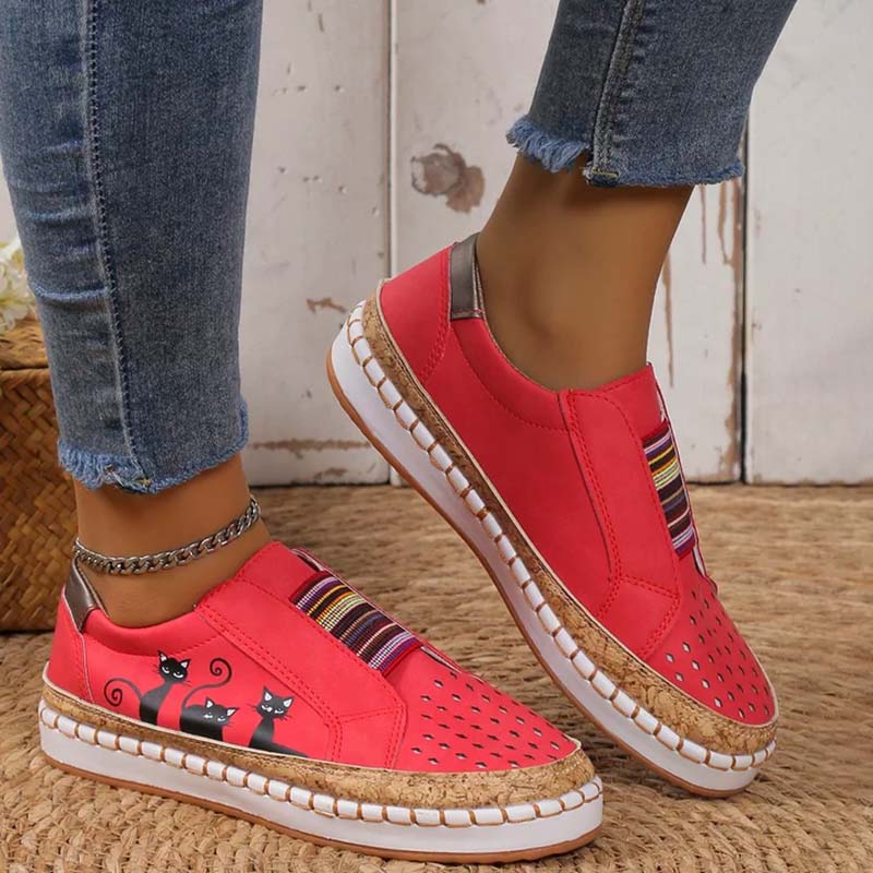 Jindra - Ležérní boty s kočičím vzorem