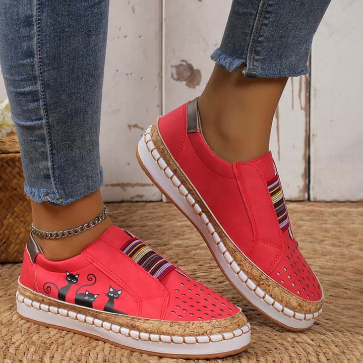 Jindra - Ležérní boty s kočičím vzorem