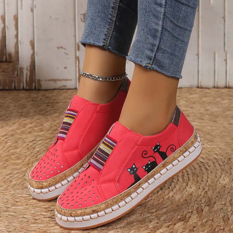 Jindra - Ležérní boty s kočičím vzorem