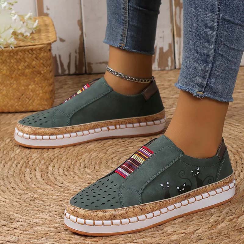 Jindra - Ležérní boty s kočičím vzorem