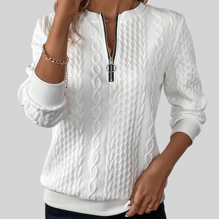 Simona - Svetr se zipem