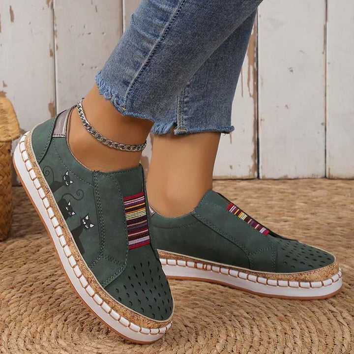 Jindra - Ležérní boty s kočičím vzorem