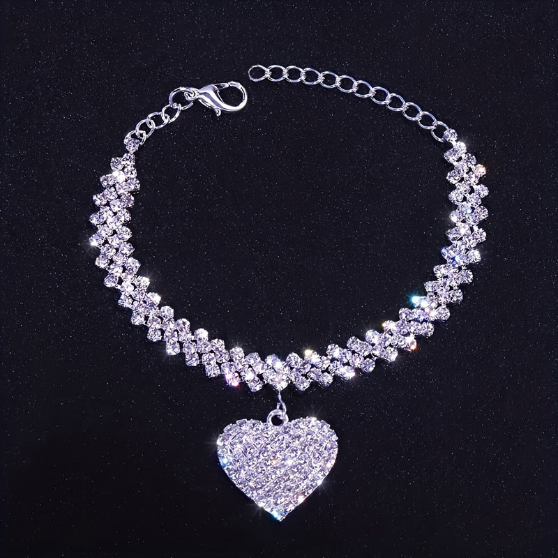 Lena - Vintage srdcový náramek