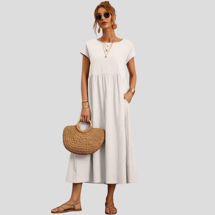 Věra – Elegantní a stylové midi šaty