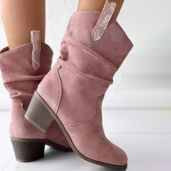 Svatava - Boty s masivním podpatkem