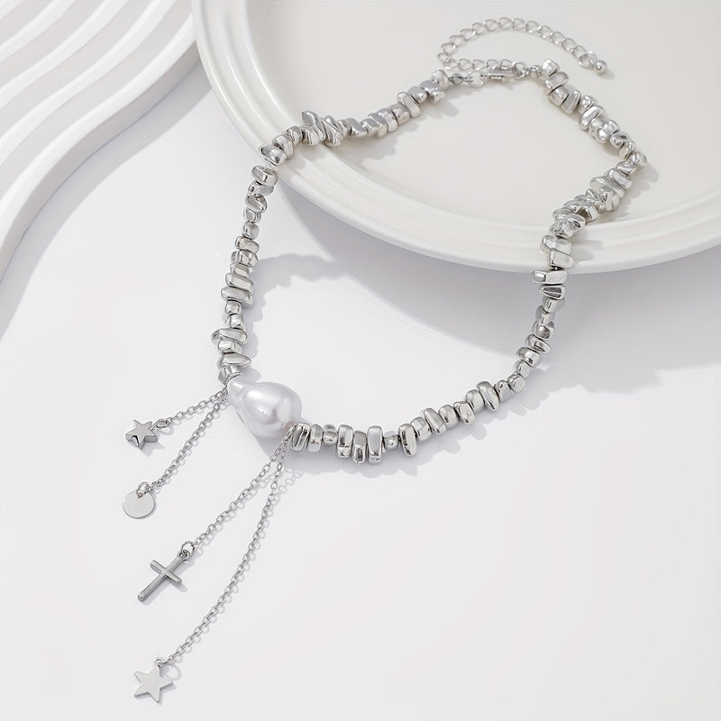 Aneta - Bohémský perlový náhrdelník