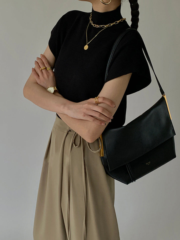 Marcela - Pohodlná pevná pulovrová vesta