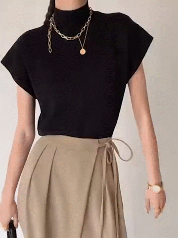 Marcela - Pohodlná pevná pulovrová vesta