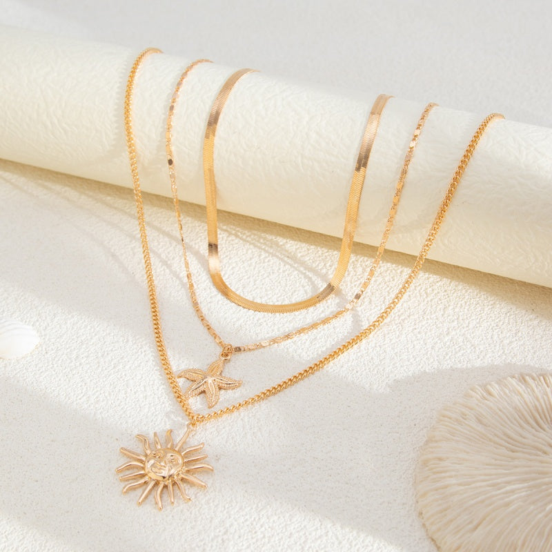 Anna - Vintage Boho Přívěsek Náhrdelník