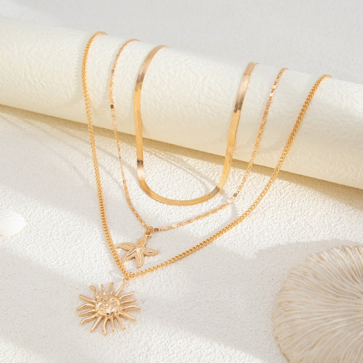 Anna - Vintage Boho Přívěsek Náhrdelník