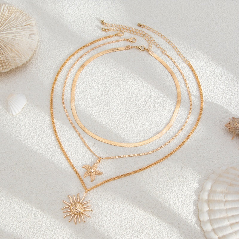 Anna - Vintage Boho Přívěsek Náhrdelník