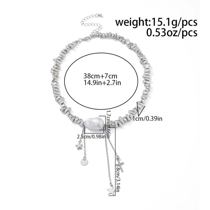 Aneta - Bohémský perlový náhrdelník