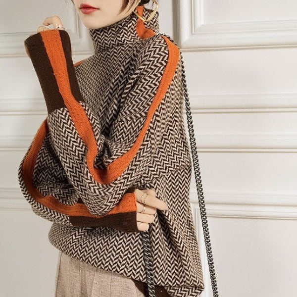 Olena - Rolák s kontrastními pruhy