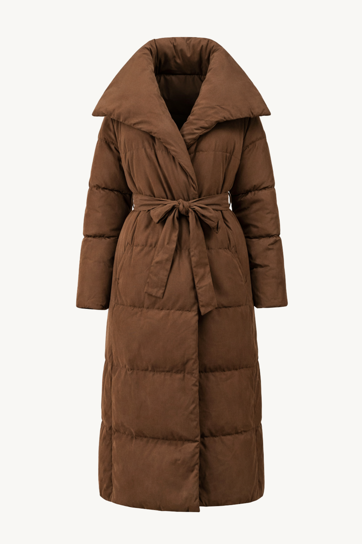 Lucie - Dlouhý prošívaný kabát