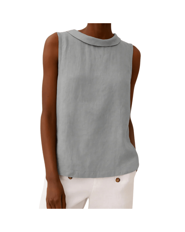 Beáta - Stylový top bez rukávů