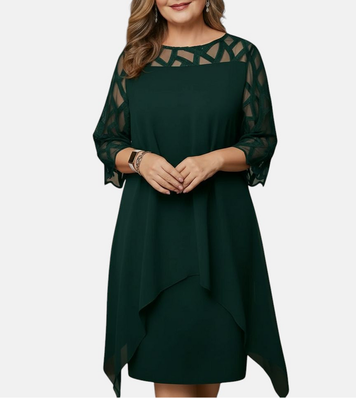 Petra – Elegantní, pohodlné midi šaty