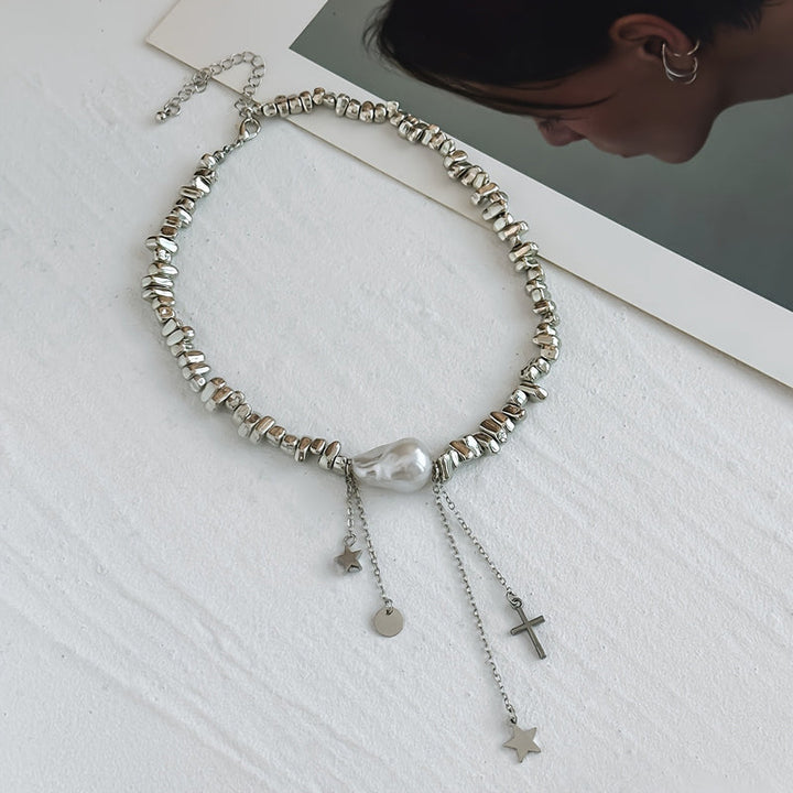 Aneta - Bohémský perlový náhrdelník