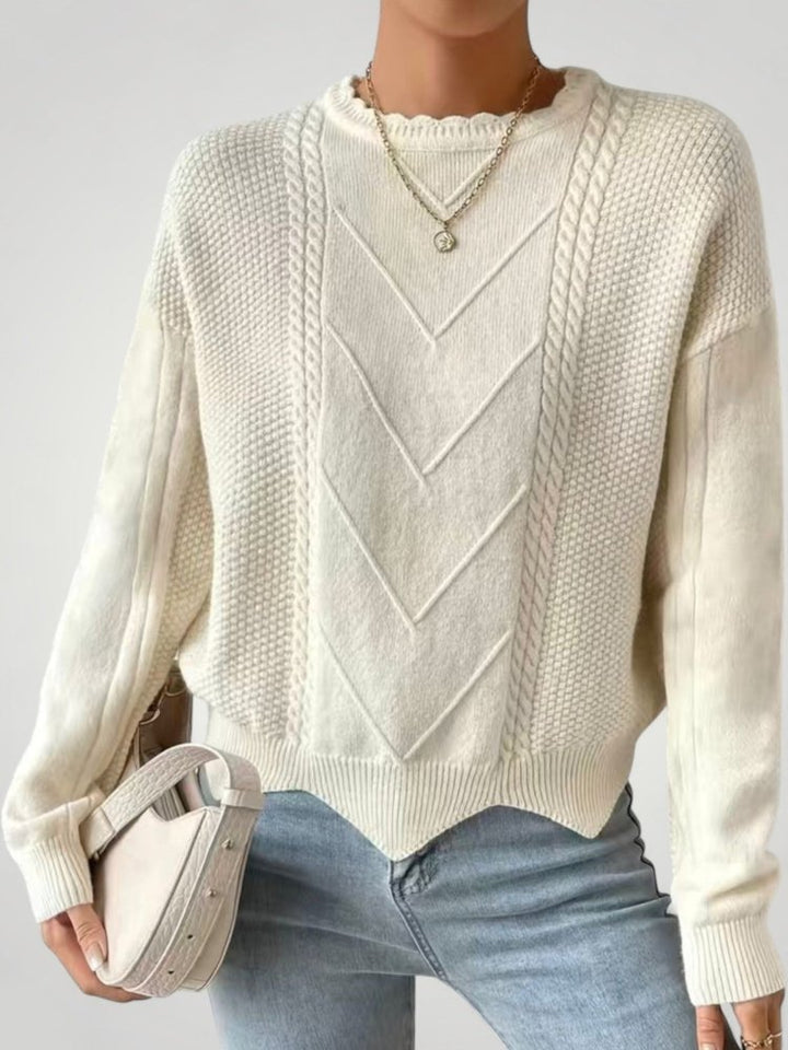 Klára - Elegantní zimní svetr pro styl a pohodlí