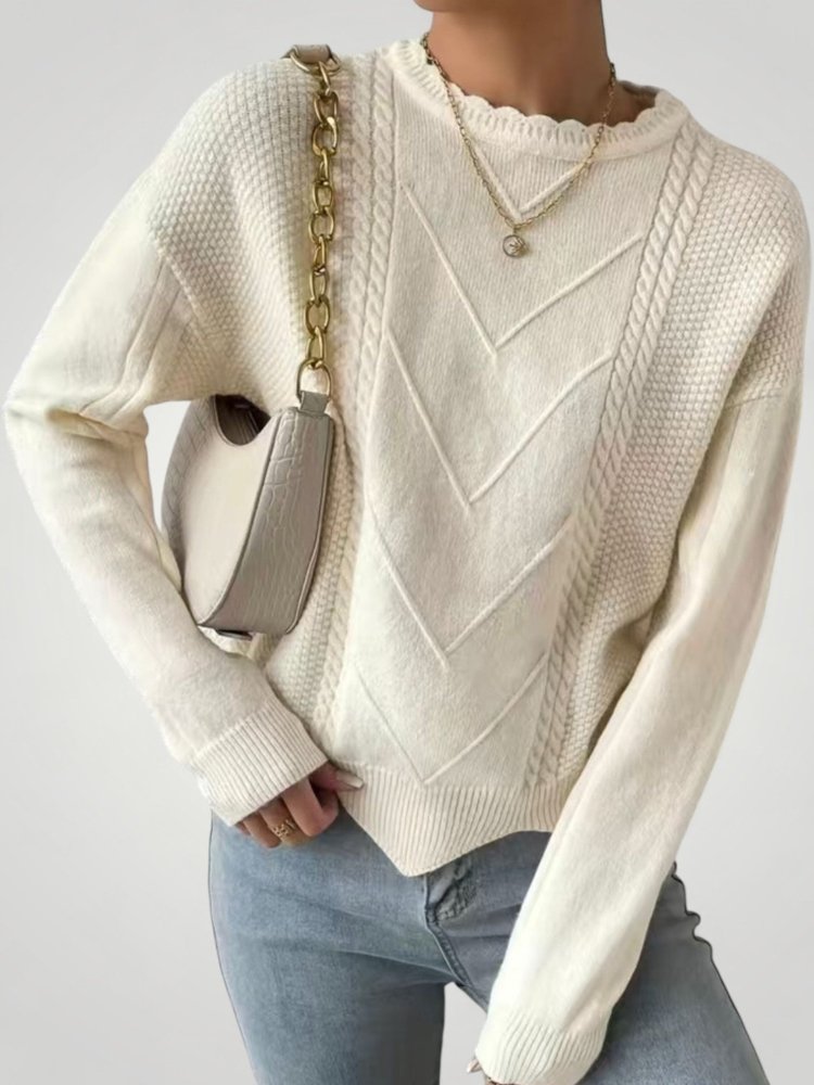 Klára - Elegantní zimní svetr pro styl a pohodlí