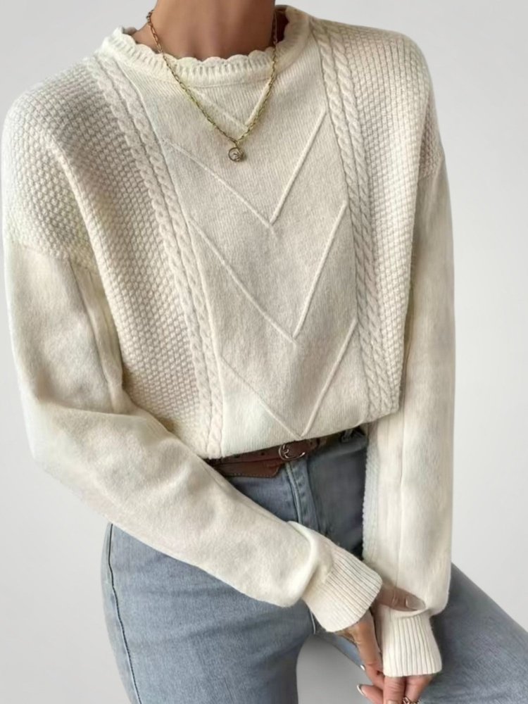 Klára - Elegantní zimní svetr pro styl a pohodlí