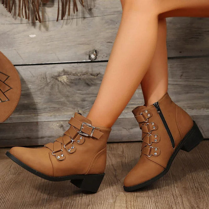 Věra - Boty s masivním podpatkem