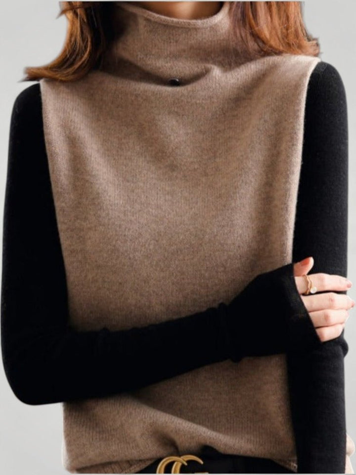 Dominika - Retro rolák s barevným blokovým designem pro elegantní chvíle