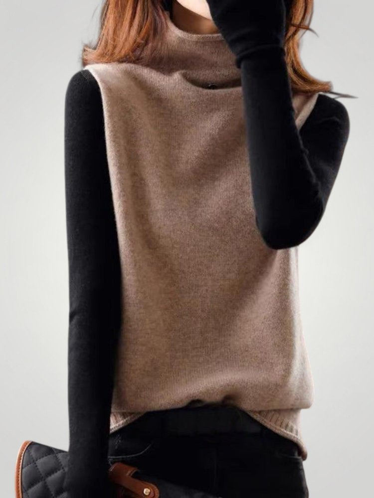 Dominika - Retro rolák s barevným blokovým designem pro elegantní chvíle